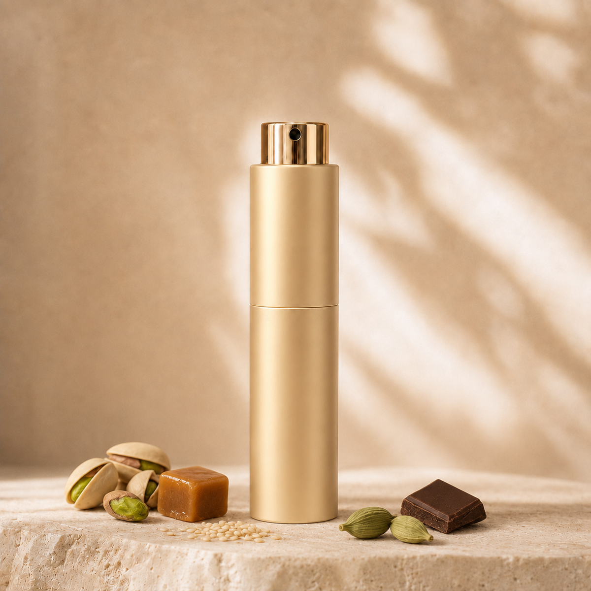 Anfar 1950 Pistachio Kunafa – 10 ml Extrait de Parfum – Premium Twist Atomizer med duftnoter