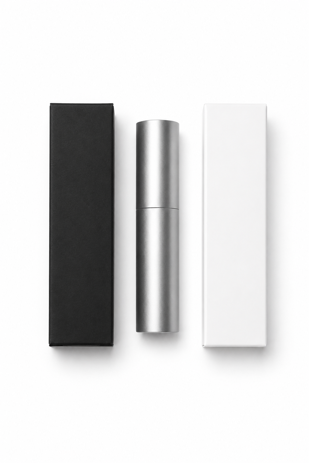 Sort og hvid gaveæske til 10 ml atomizer