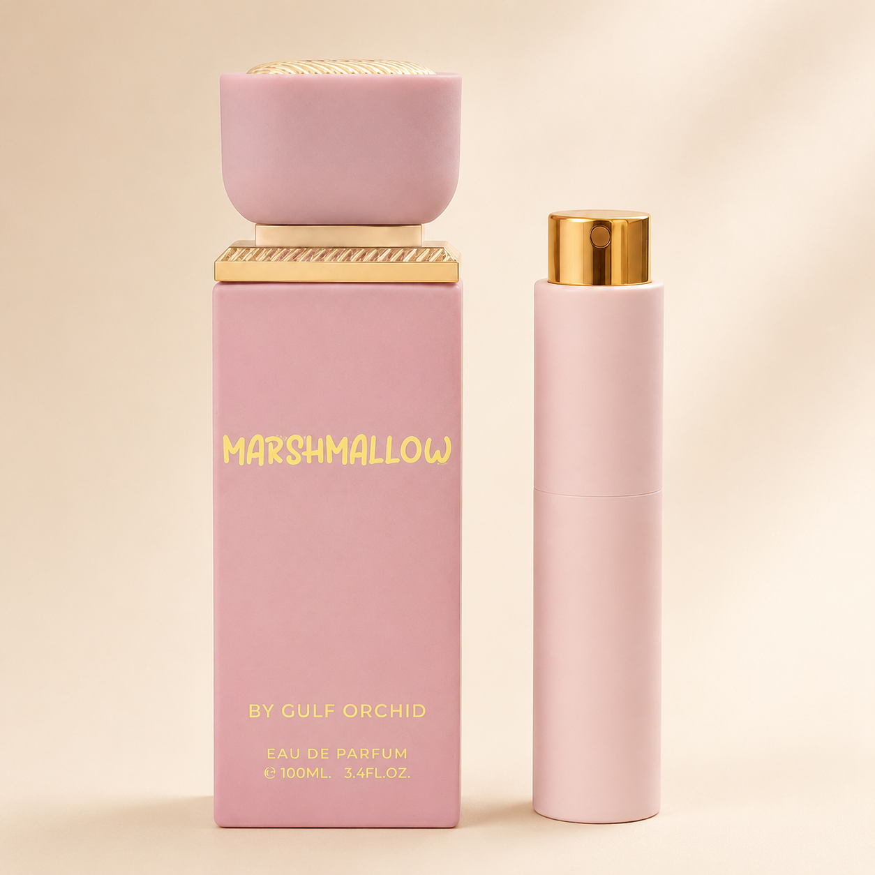 Gulf Orchid Marshmallow med Mat Nude Rosa Premium Twist Atomizer