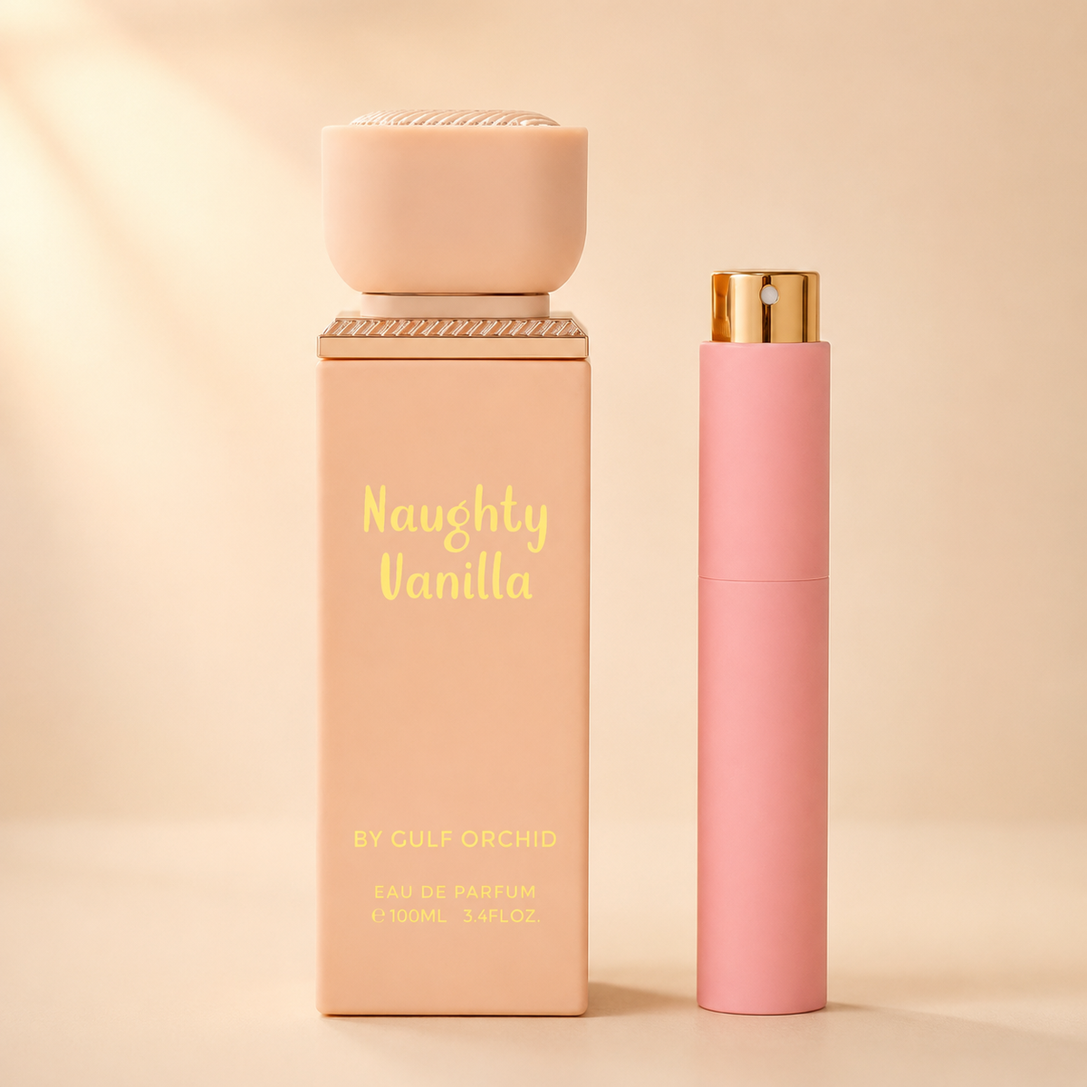 Gulf Orchid Naughty Vanilla med Mat Koral Premium Twist Atomizer