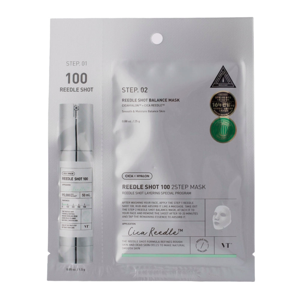 Reedle Shot 100 behandling – VT Cosmetics 2-Step Mask