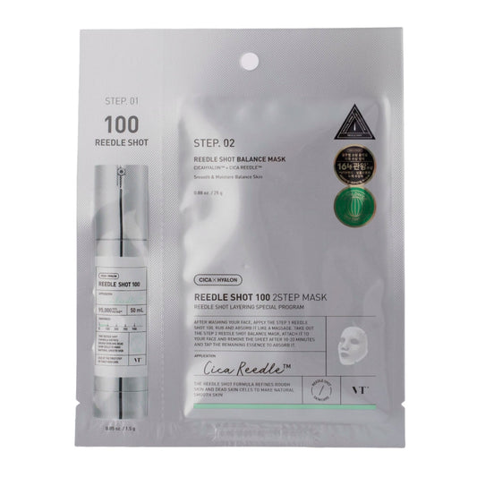 Reedle Shot 100 behandling – VT Cosmetics 2-Step Mask