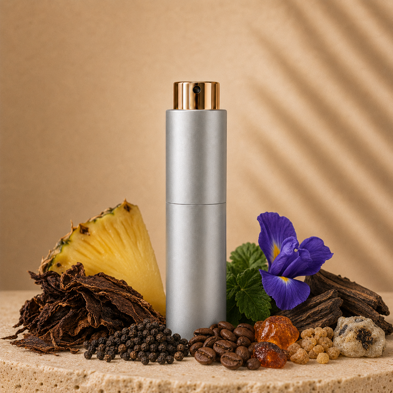 Lattafa Asad 10 ml – atomizer og duftnoter